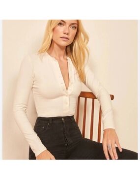 Reformation Nisa Knit Bodysuit